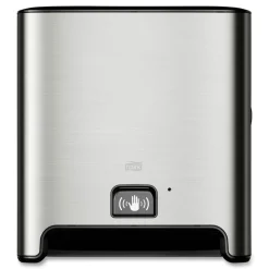 Tork 13.58 in. x 8.03 in. x 14.69 in. Wall Mount Hand Towel Roll Dispenser with Intuition Sensor - Stainless Steel