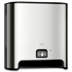 Tork 13.58 in. x 8.03 in. x 14.69 in. Wall Mount Hand Towel Roll Dispenser with Intuition Sensor - Stainless Steel