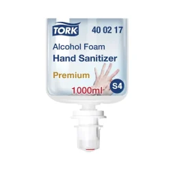 Tork 400217 1L Bottle Unscented Premium Alcohol Foam Hand Sanitizer (6/carton)