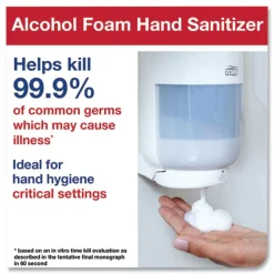Tork 400217 1L Bottle Unscented Premium Alcohol Foam Hand Sanitizer (6/carton)