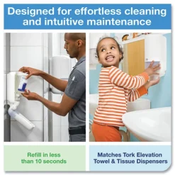 Tork 400217 1L Bottle Unscented Premium Alcohol Foam Hand Sanitizer (6/carton)