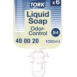 Tork 400020 1L Perfume Free Odor-Control Hand Soap Liquid S4 (6/Carton)
