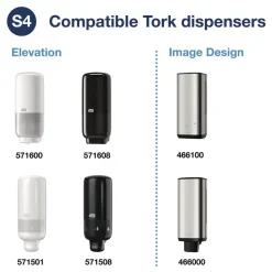 Tork 400020 1L Perfume Free Odor-Control Hand Soap Liquid S4 (6/Carton)