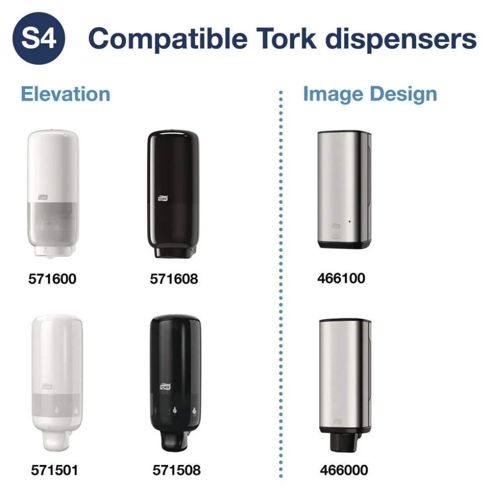 Tork 400020 1L Perfume Free Odor-Control Hand Soap Liquid S4 (6/Carton)