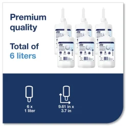 Tork 400029 1L Refill Unscented Premium Extra Mild Soap (6/Carton)