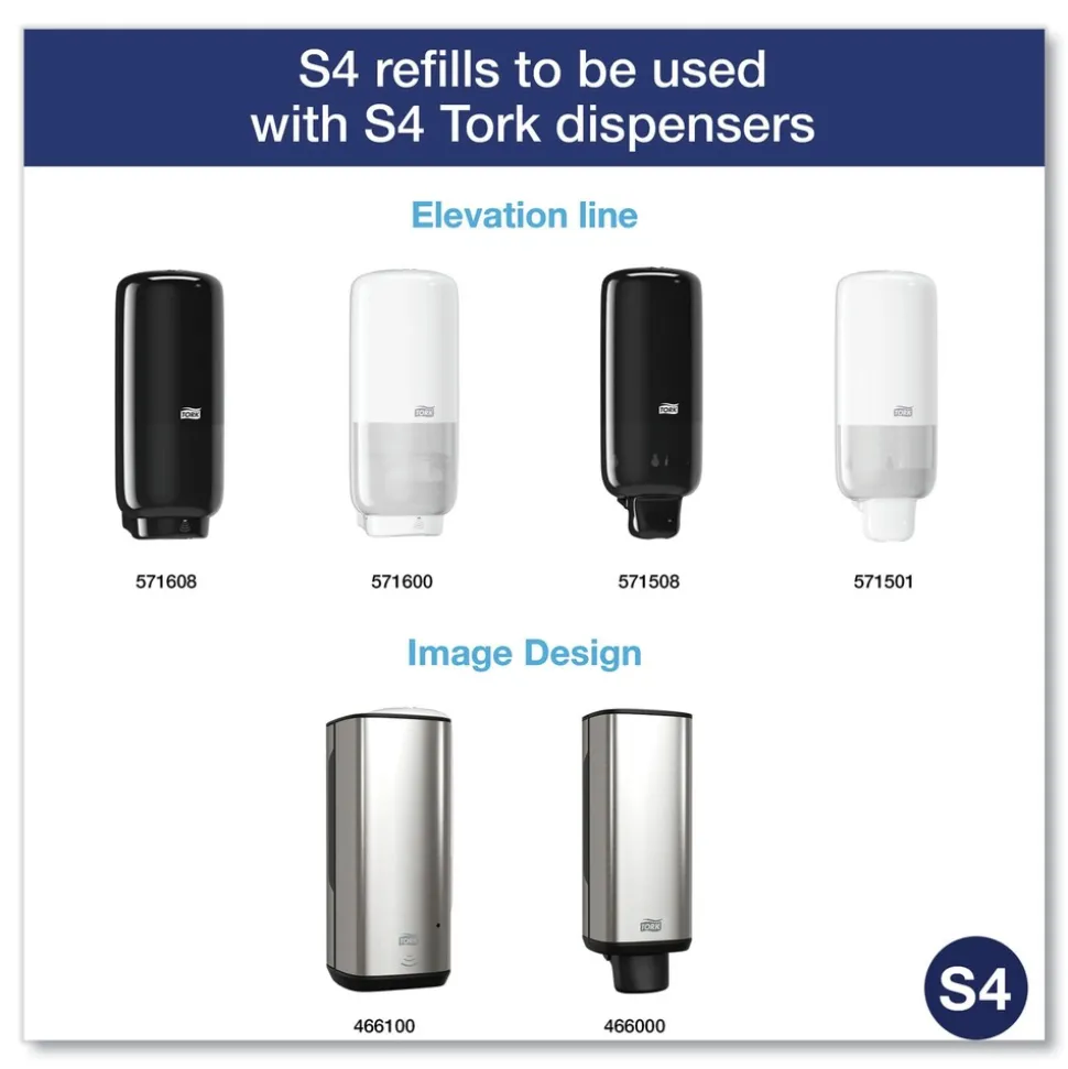 Tork 401815 1L Unscented Premium Antibacterial Foam Soap (6/Carton)