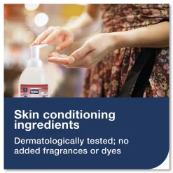 Tork 18 oz. Pump Bottle Unscented Alcohol Foam Hand Sanitizer (6/Carton)