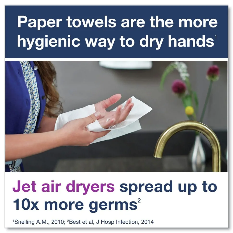 Tork 552530 PeakServe Continuous 14.44 x 3.97 x 19.3 Hand Towel Dispenser - White