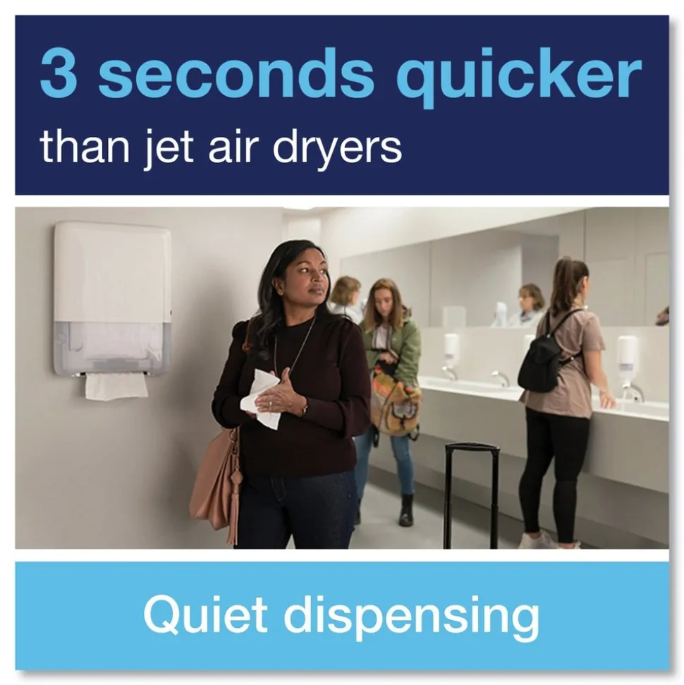 Tork 552530 PeakServe Continuous 14.44 x 3.97 x 19.3 Hand Towel Dispenser - White