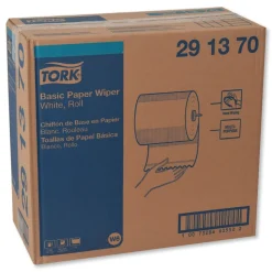 Tork 291370 1-Ply 7.68 in. x 1150 ft. Basic Paper Wiper Roll Towel - White (4/Carton)