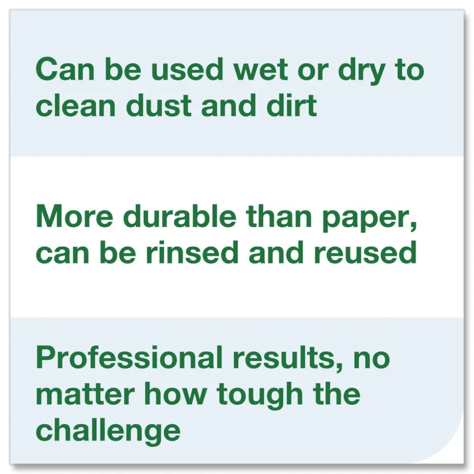 Tork 500105 1-Ply 9 in. x 12.4 in. Light Duty Cleaning Cloth Giant Roll - White (1/Carton)