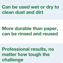 Tork 500176 1-Ply 8.3 in. x 16.1 in. Light Duty Cleaning Cloth Pop Up Box - White (10/Carton)