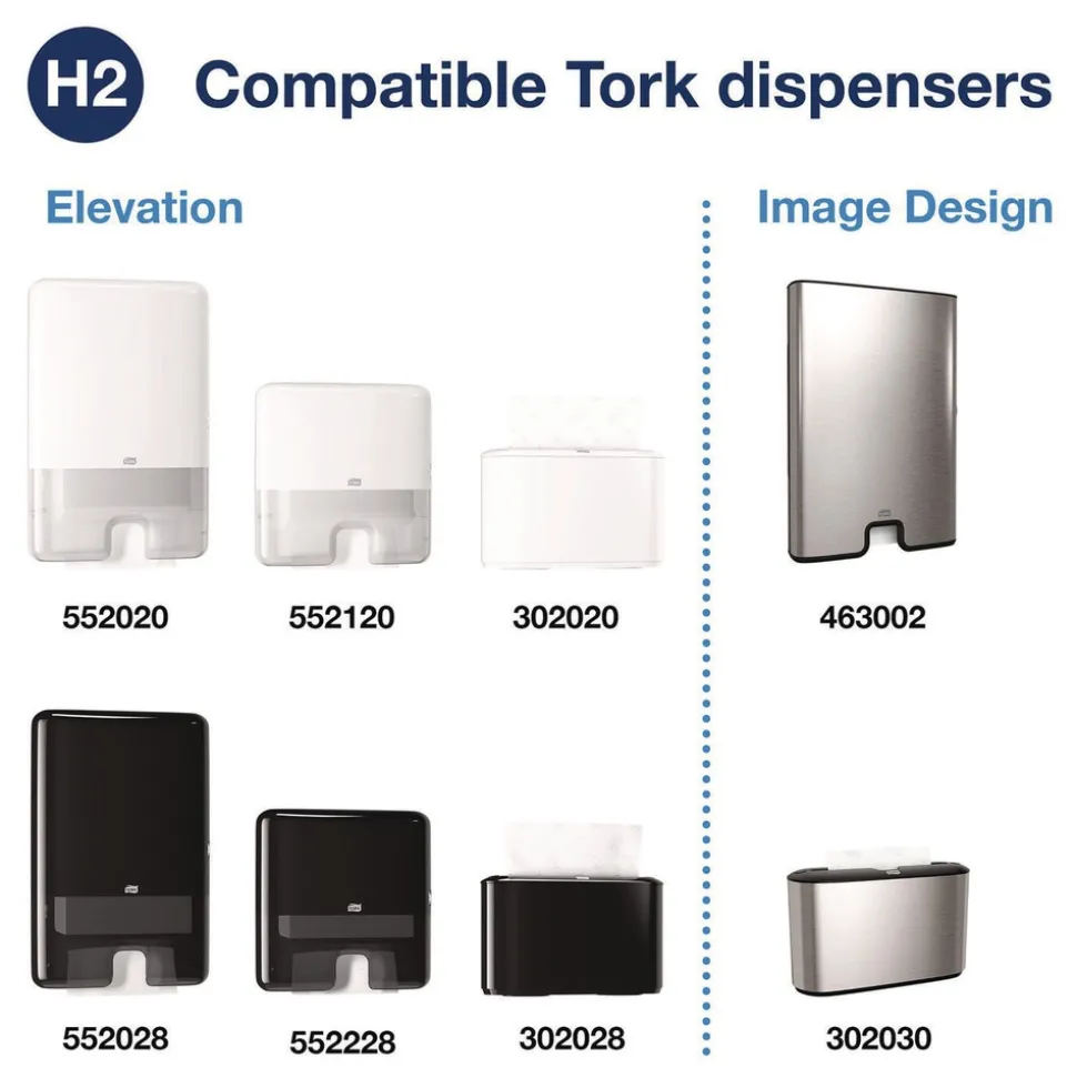 Tork 101298 2-Ply 9.12 x 12.8 Xpress Extra Soft Multifold Towel - White (16/Carton)