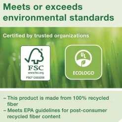 Tork 472881 2-Ply Advanced Coreless High Capacity Bath Tissue - White (12 Rolls/Carton)