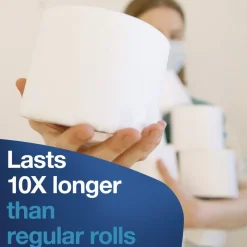 Tork 472881 2-Ply Advanced Coreless High Capacity Bath Tissue - White (12 Rolls/Carton)