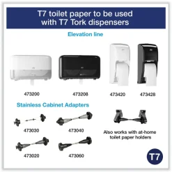 Tork 472884 2-Ply Coreless High Capacity Bath Tissue - White (36/Carton)
