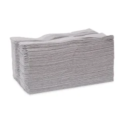Tork 16.34 x 14 1-Ply Industrial Cleaning Cloths - Gray (210/Carton)