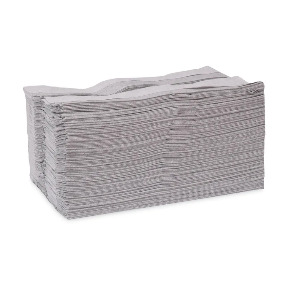 Tork 16.34 x 14 1-Ply Industrial Cleaning Cloths - Gray (210/Carton)