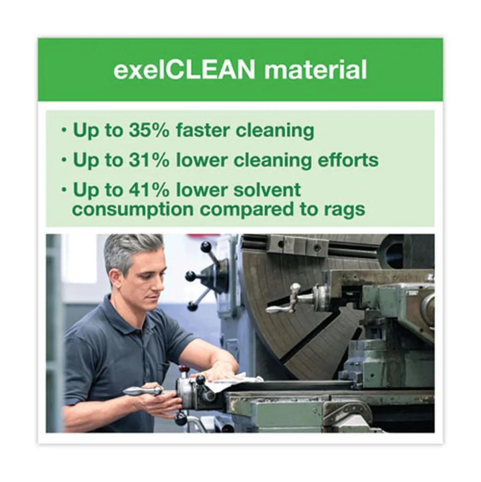 Tork 16.34 x 14 1-Ply Industrial Cleaning Cloths - Gray (210/Carton)