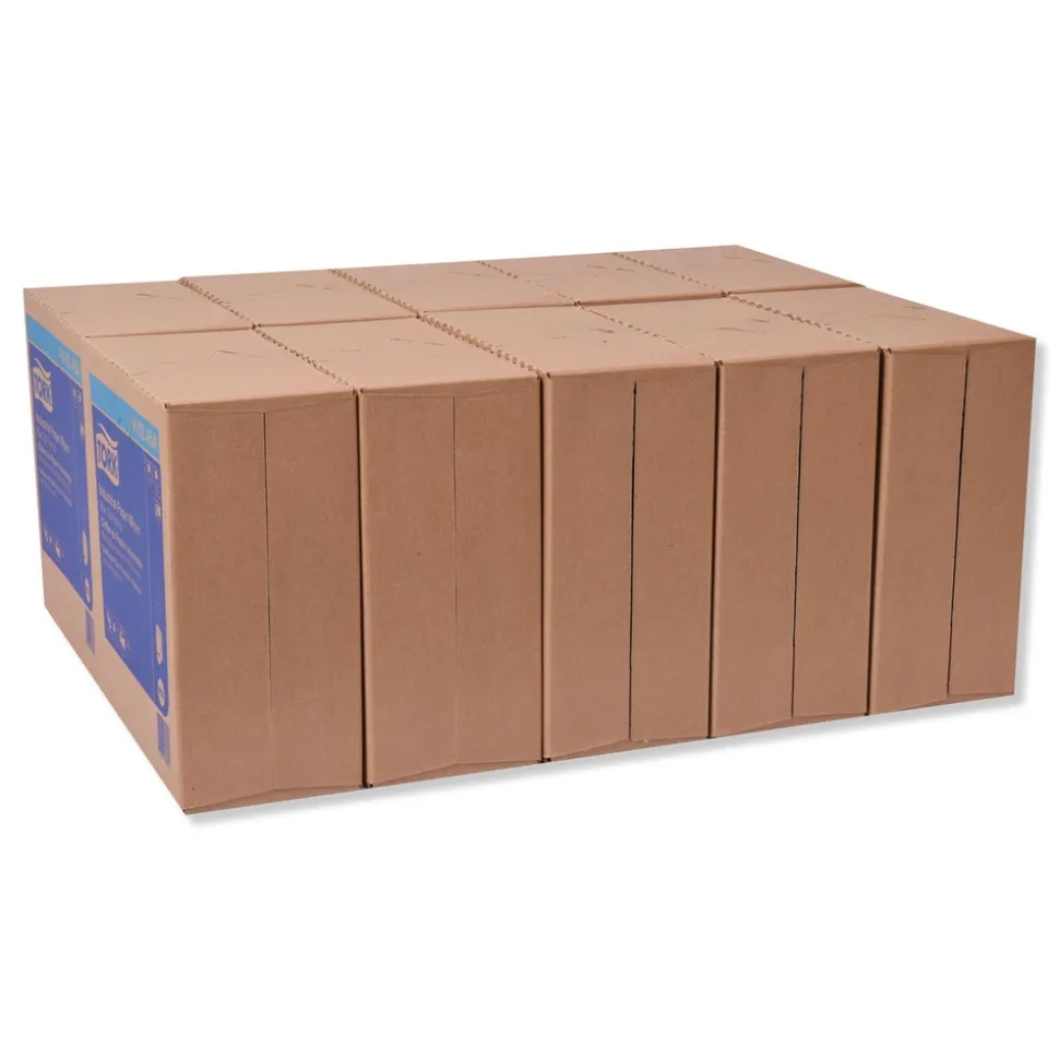 Tork 440245A 4-Ply 8.54 in. x 16.5 in. Unscented Industrial Paper Wiper - Blue (900/Carton)