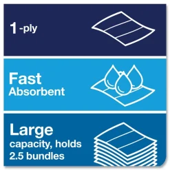 Tork Advanced 9 x 9.5 1-Ply Multifold Hand Towel - White (16/Carton)