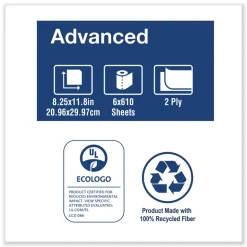 Tork Advanced 2-Ply 8.5 in. x 11.8 in. Centerfeed Hand Towels - White (6/Carton)