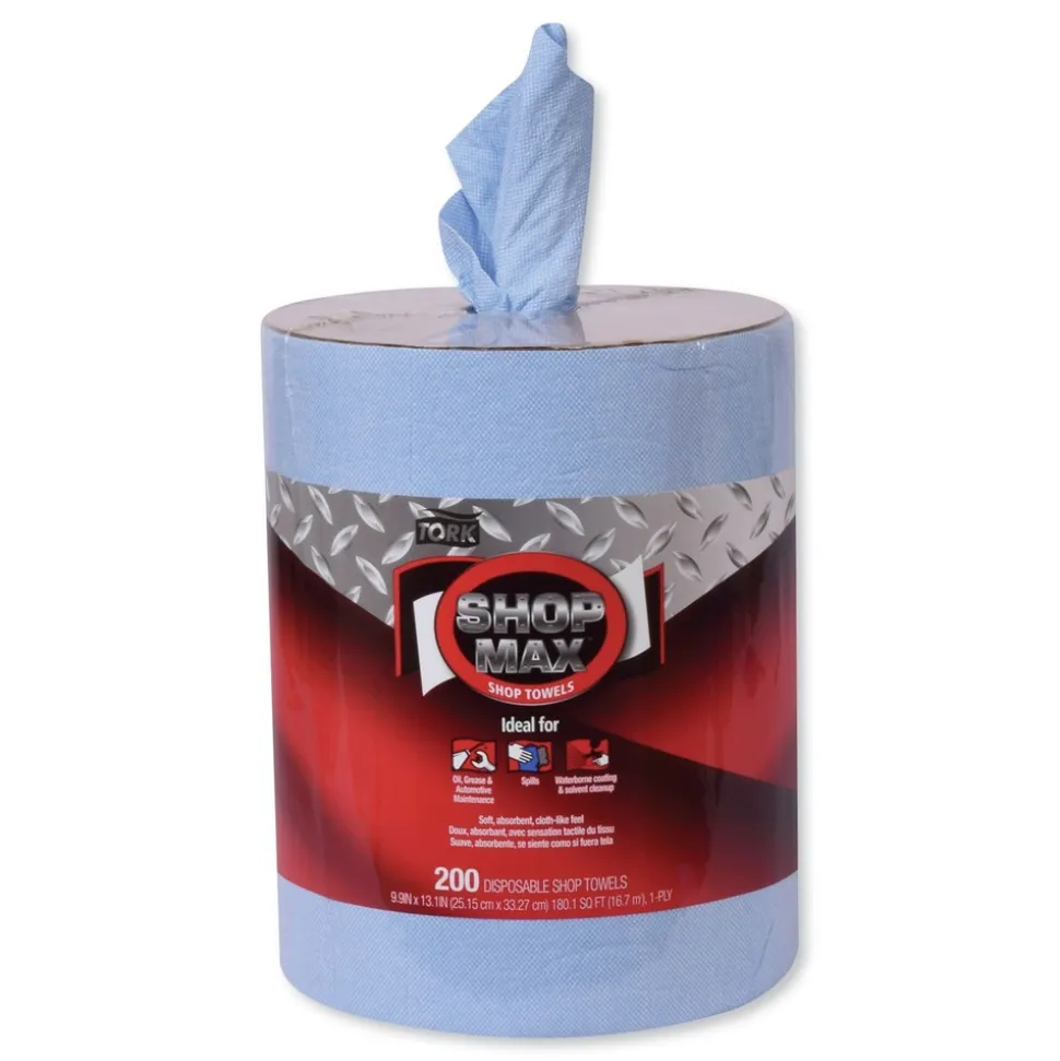 Tork Advanced ShopMax Wiper 450 Centerfeed Refill - Blue (2/Carton)