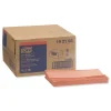 Tork 150/Carton 13 in. x 24 in. Odor Resistant Foodservice Cloths - Red