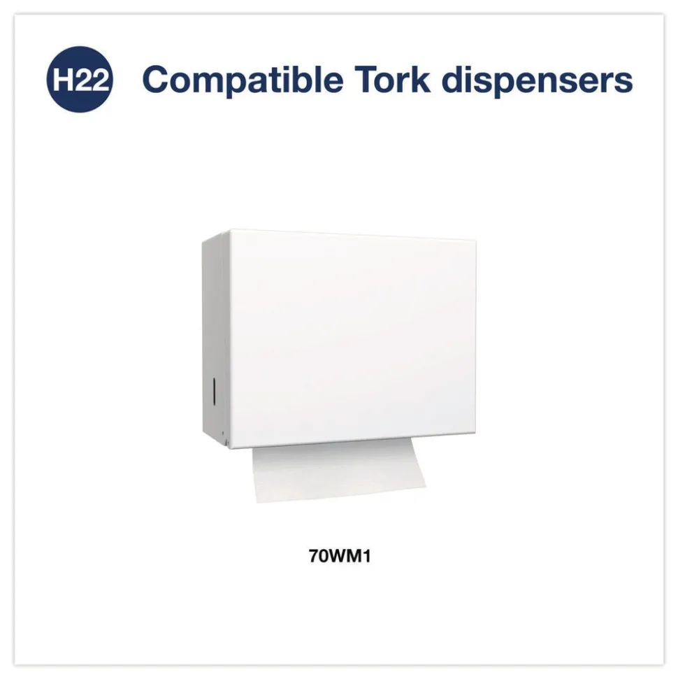 Tork Dairy Towel 1-Ply 9.12 x 10.25 Natural 250 Sheets/Pack 16 Packs/Carton