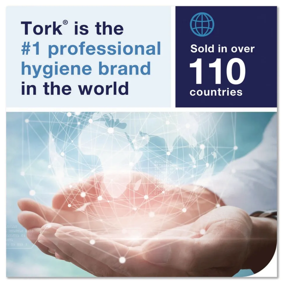 Tork Dairy Towel 1-Ply 9.12 x 10.25 Natural 250 Sheets/Pack 16 Packs/Carton