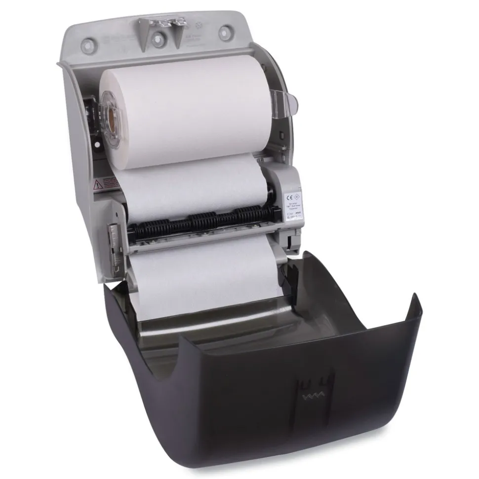 Tork 86ECO 11.78 in. x 9.12 in. x 14.39 in. Electronic Translucent Smoke Hand Towel Dispenser