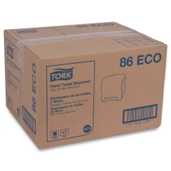 Tork 86ECO 11.78 in. x 9.12 in. x 14.39 in. Electronic Translucent Smoke Hand Towel Dispenser