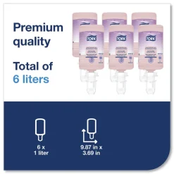 Tork 1L Refill Soft Rose Scent Luxury Liquid Soap (6/Carton)