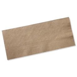 Tork N5186 1-Ply 15 in. x 17 in. Universal One-Ply Dinner Napkins - Natural (12/Carton)
