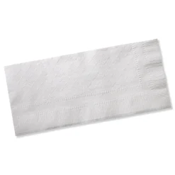 Tork N5181A 1-Ply 15 in. x 17 in. 1/8 Fold Universal Dinner Napkins - White (3000/Carton)