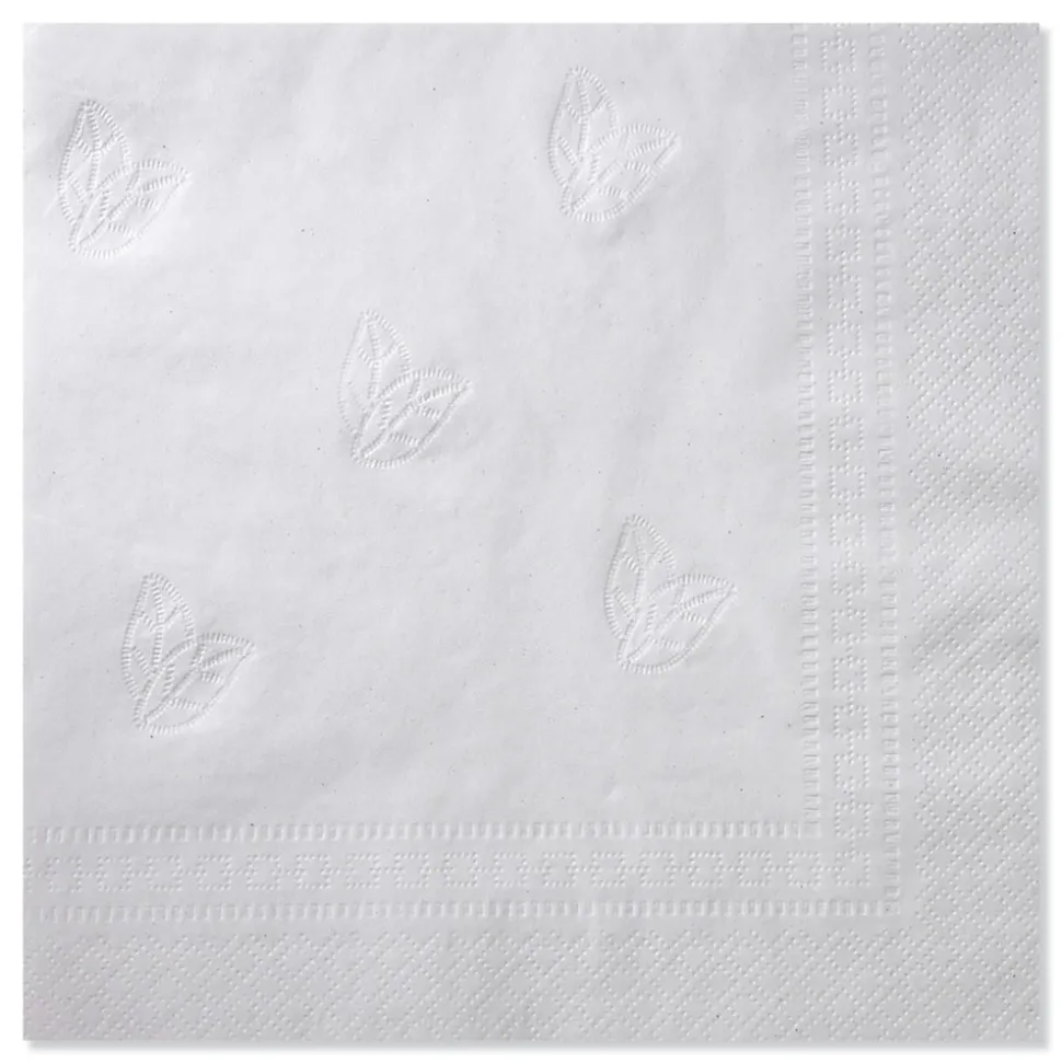 Tork NP5240C 2-Ply 15 in. x 16.25 in. Advanced Dinner Napkins - White (8/Carton)