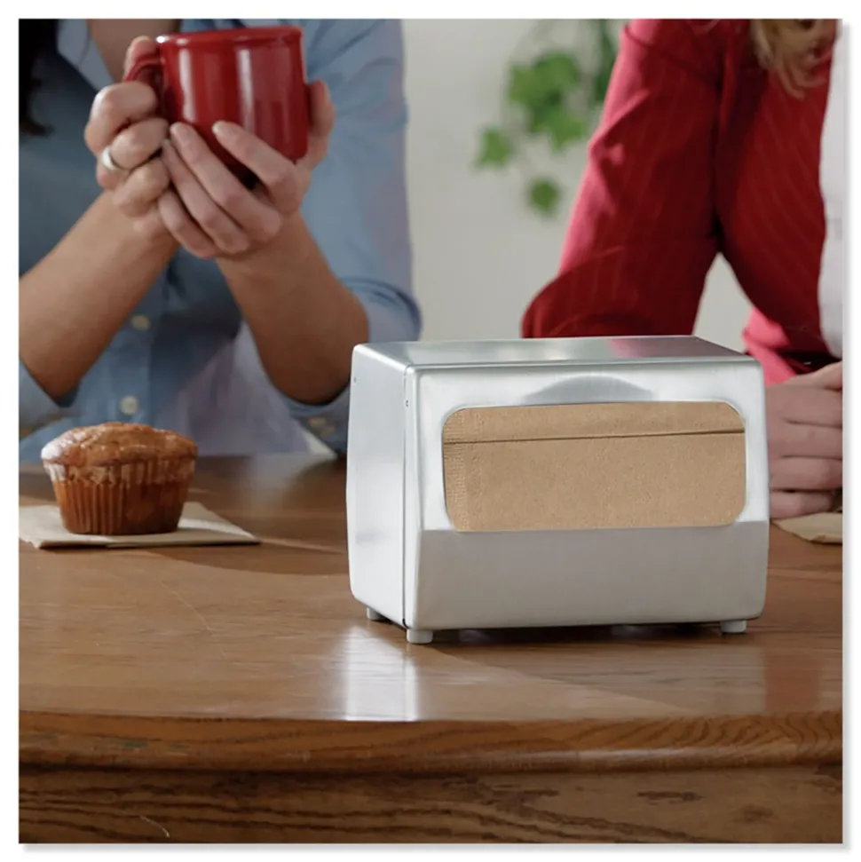 Tork 1-Ply 13 in. x 12 in. Advanced Soft Minifold Dispenser Napkins - Natural (6000/Carton)