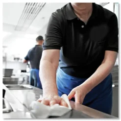 Tork 1-Ply 9 in. x 10.5 in. Basic Paper Wiper - White (24/Carton)