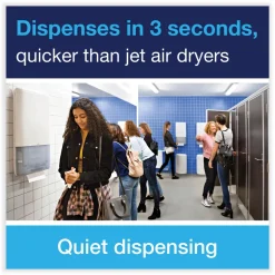 Tork 1-Ply 7.91 in. x 8.85 in. PeakServe Continuous Hand Towel - White (12/Carton)