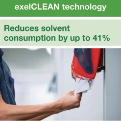 Tork 1-Ply 13.97 x 4.25 in. Industrial Heavy-Duty Cleaning Cloth - Unscented, White (4/Carton)