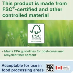 Tork 1-Ply 13.97 x 4.25 in. Industrial Heavy-Duty Cleaning Cloth - Unscented, White (4/Carton)