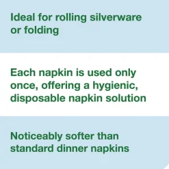 Tork 1-Ply 11.5 x 17 LinStyle Valet Guest Towel - White (5/Carton)