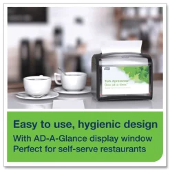 Tork 1-Ply Bag-Pack 13 in. x 8.5 in. Xpressnap Interfold Dispenser Napkins - White (6000/Carton)