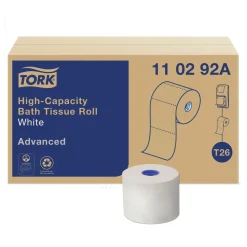 Tork 2-Ply Septic Safe Advanced High Capacity Bath Tissue - White (36/Carton)