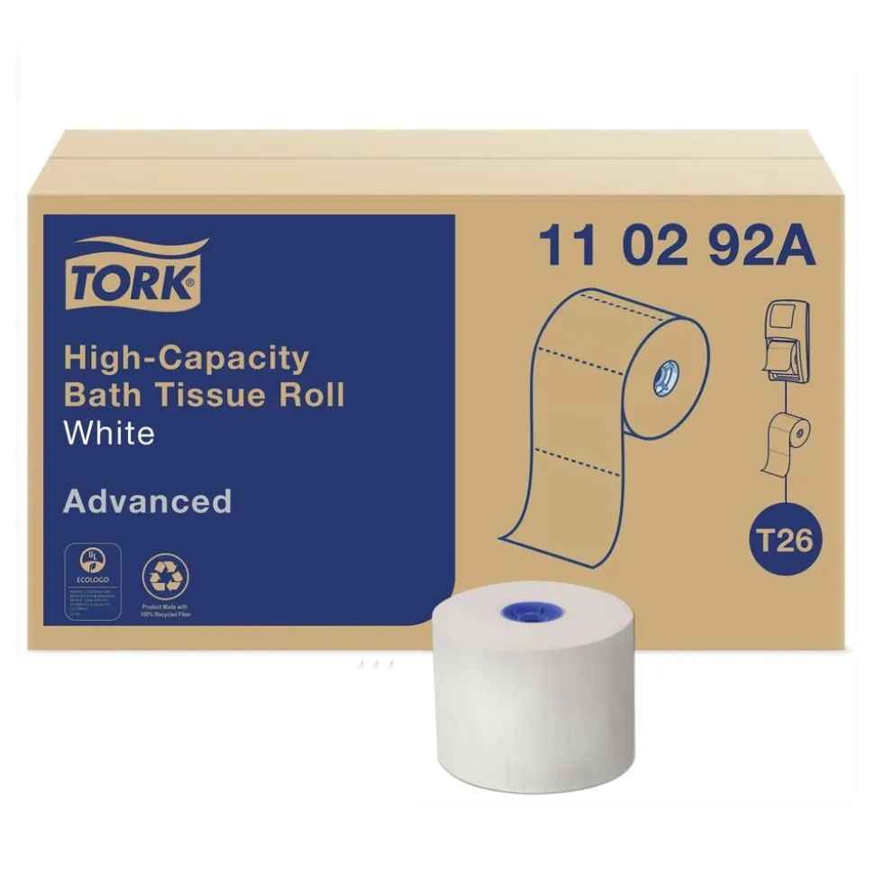 Tork 2-Ply Septic Safe Advanced High Capacity Bath Tissue - White (36/Carton)