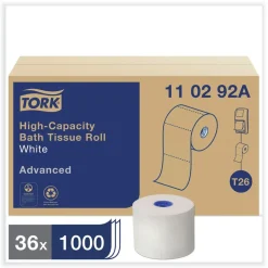 Tork 2-Ply Septic Safe Advanced High Capacity Bath Tissue - White (36/Carton)