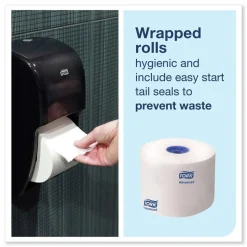 Tork 2-Ply Septic Safe Advanced High Capacity Bath Tissue - White (36/Carton)