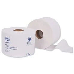 Tork 2-Ply Septic Safe Advanced Bath Tissue Roll with OptiCore - White (36/Carton)