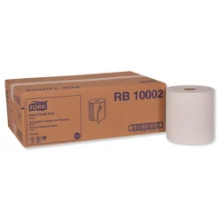 Tork RB10002 Hardwound 7.88 in. x 1000 ft. Roll Towels - White (6 Rolls/Carton)