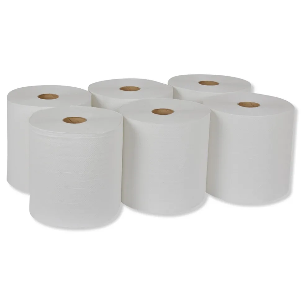 Tork RB8002 Universal 7.88 in. x 800 ft. 1-Ply Hand Towel Roll - White (6/Carton)